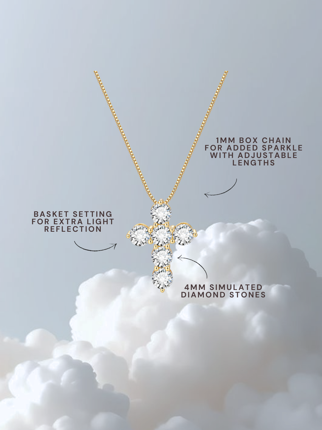 Chloe Cross Necklace